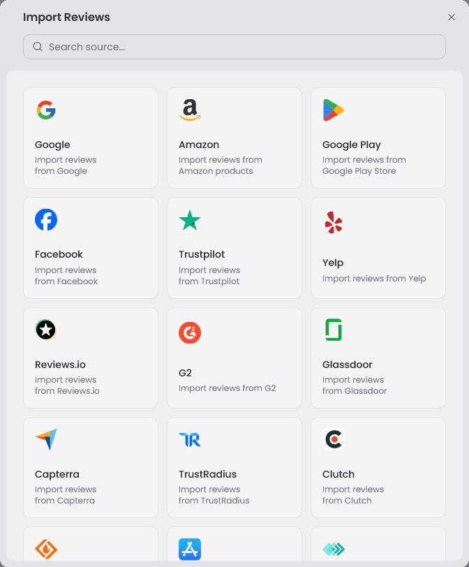 Connect your sources